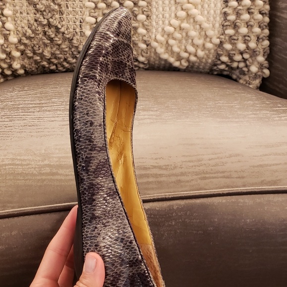 Snakeskin Flats - Picture 2 of 5